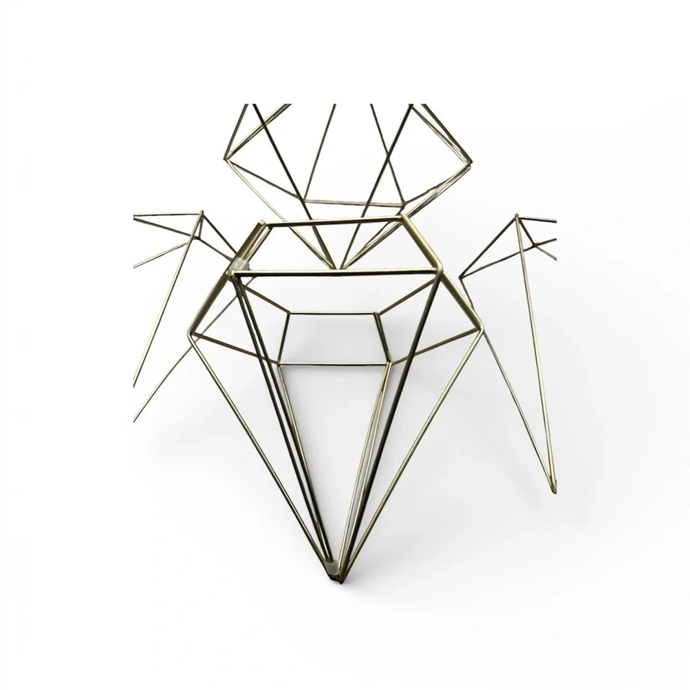 Geometric Gold Wall Decor Set - Picture 3 of 4